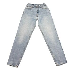 Levi's 550 Jeans Women 8 Reg W30 L30 Light Wash Relaxed Fit Tapered Denim